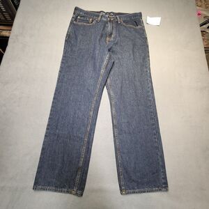 NWT Old Navy Jeans Mens 33x30 Blue Denim Loose Straight Leg Relaxed